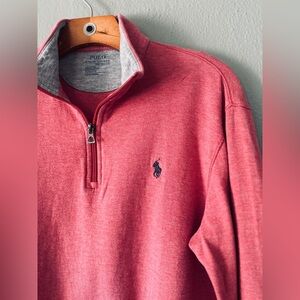 POLO Ralph Lauren Pink Quarter-Zip Performance Pullover | Women’s S